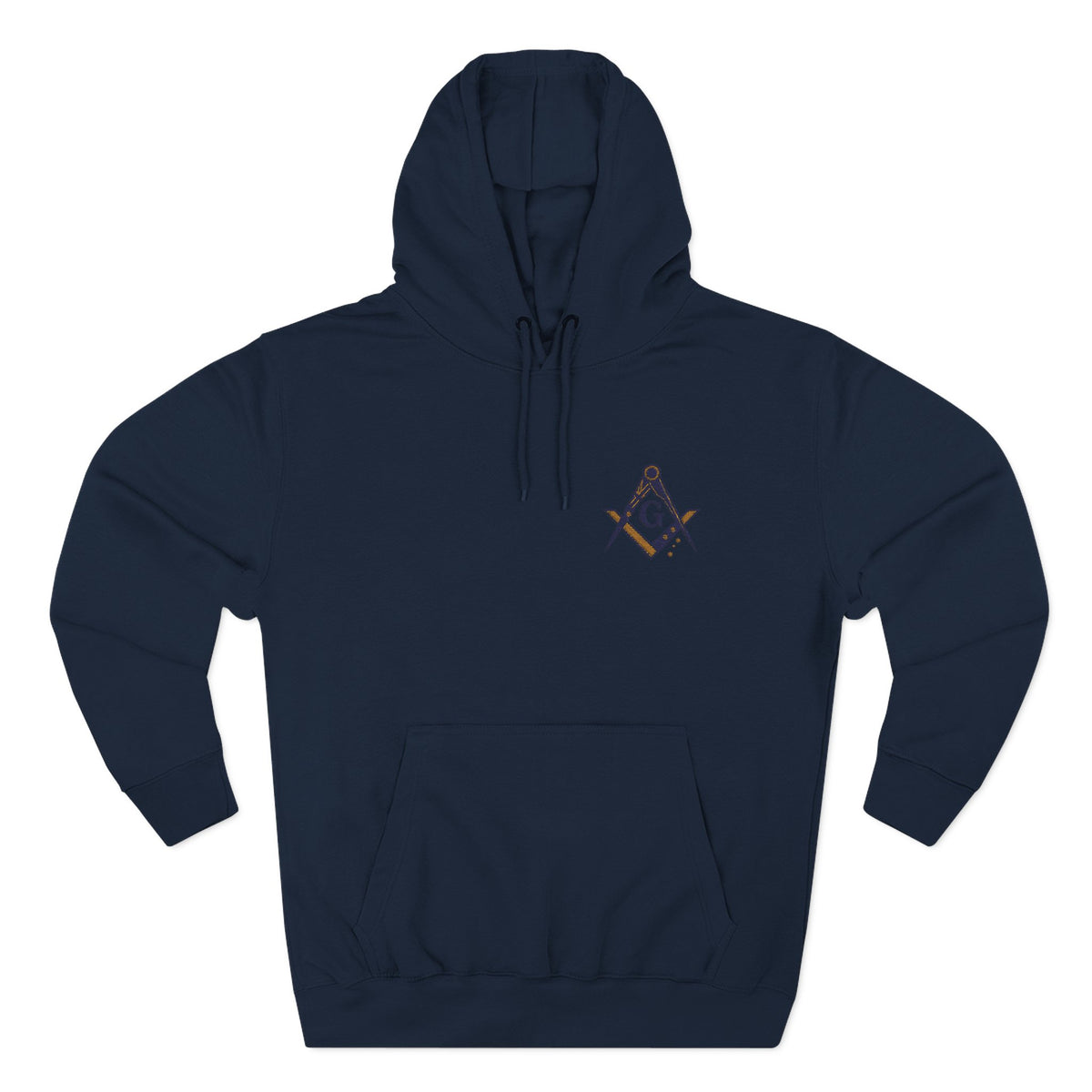 Master Mason Blue Lodge Australia Jurisdiction Hoodie - Stitched Chest Symbol - Bricks Masons