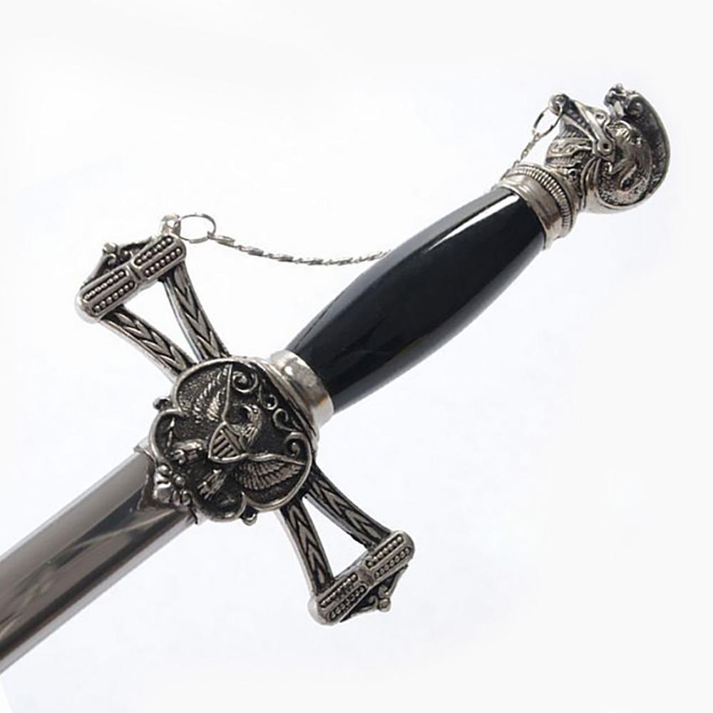 Knights Templar Sword - Eagle Guard Chain 37.5" - Bricks Masons