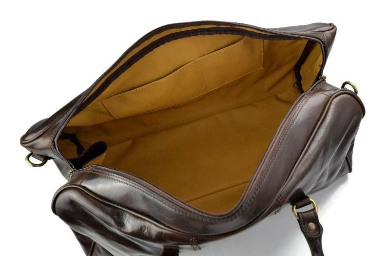 Grand Master Blue Lodge Travel Bag - Genuine Leather - Bricks Masons