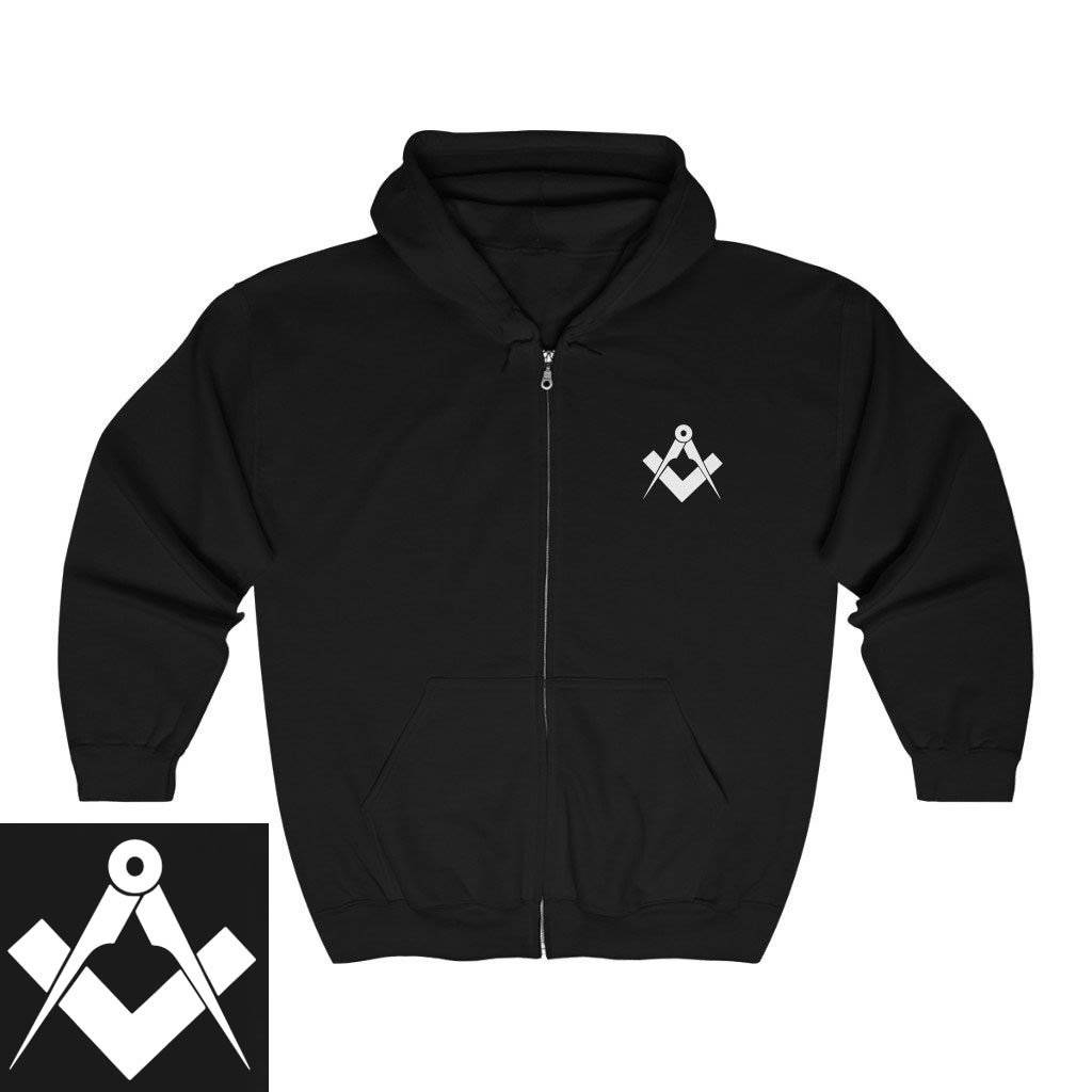 Master Mason Blue Lodge Hoodie - Square & Compass Classic Fit