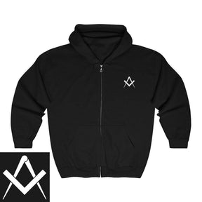 Master Mason Blue Lodge Hoodie - Various Colors Square & Compass