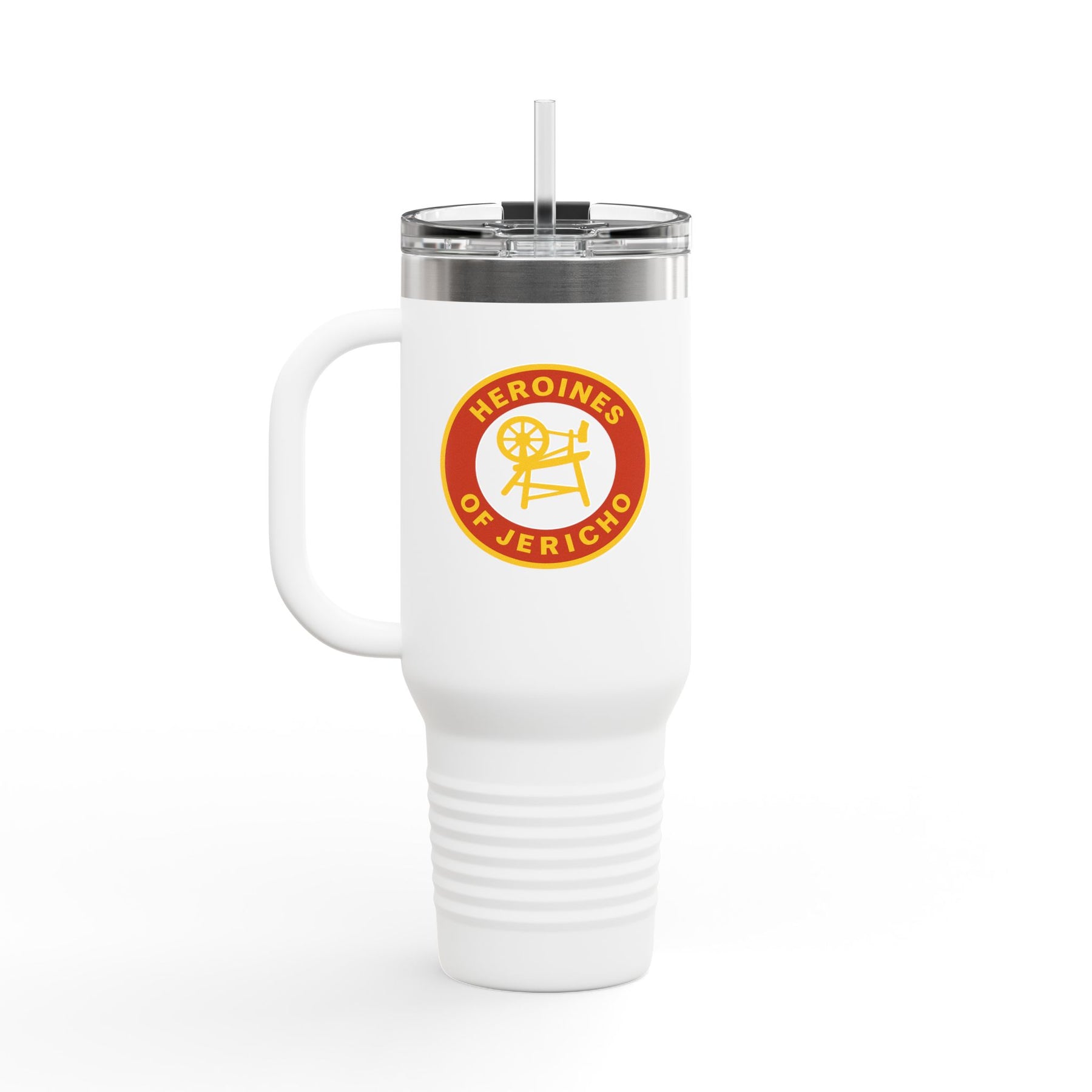 Heroines of Jericho Ringneck Tumbler - Red & Yellow Stainless Steel & Insulated - Bricks Masons