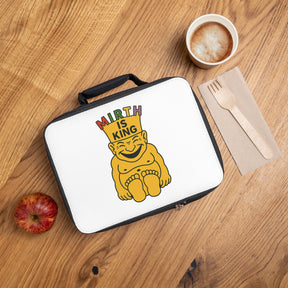 Royal Order of Jesters Lunch Bag - White Fully Insulated & Zipper Closure - Bricks Masons