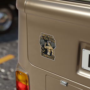 Master Mason Blue Lodge Sticker Decal - Outdoor Die-Cut - Bricks Masons