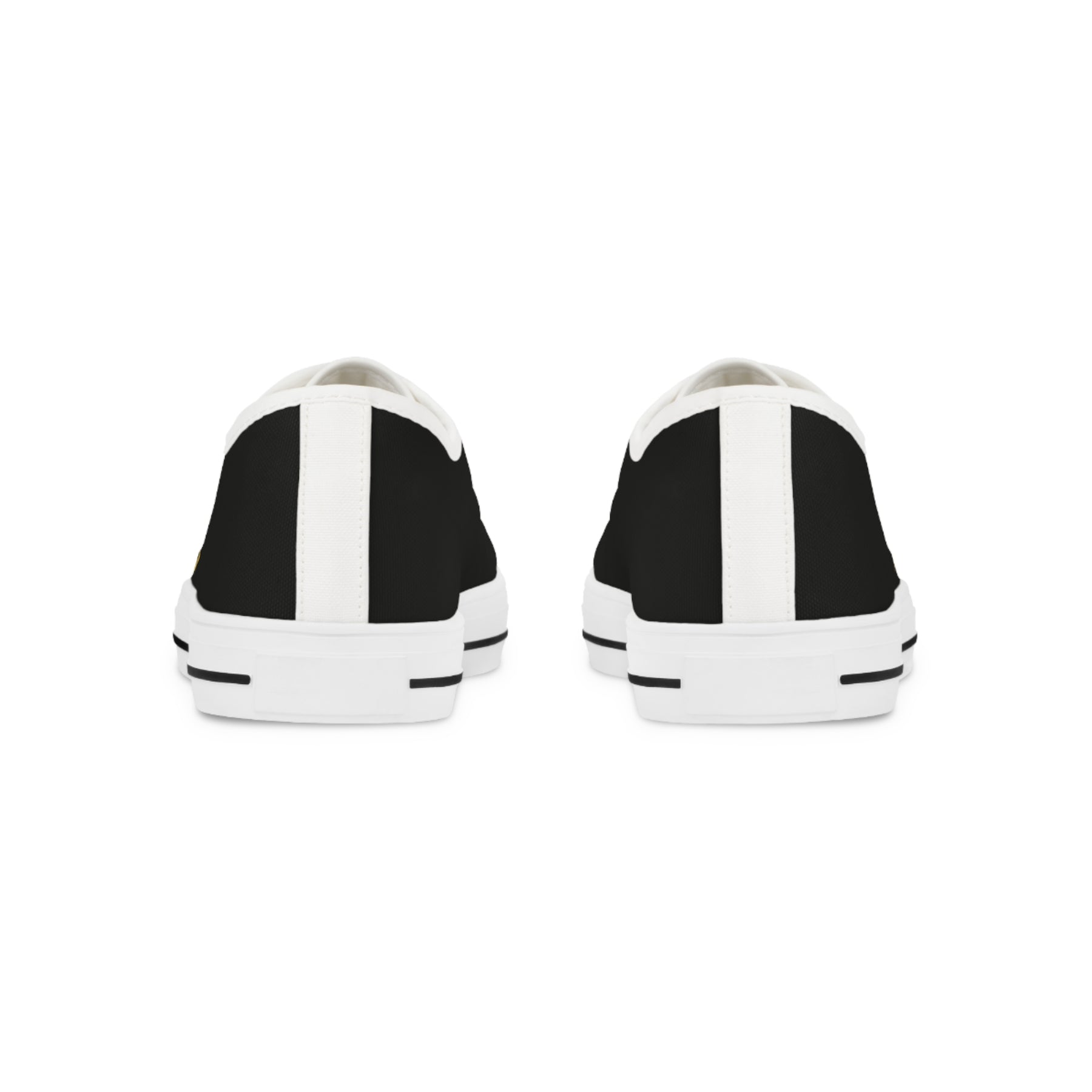 District Deputy Grand Master Blue Lodge Sneaker - Low Top Sneaker Black & White Gold Emblem - Bricks Masons