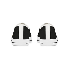District Deputy Grand Master Blue Lodge Sneaker - Low Top Sneaker Black & White Gold Emblem - Bricks Masons