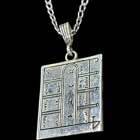 Wiccan Pendant First Pentacle consecrated to the Moon Silver 4.5 cm 18 g 44 Seals of Solomon Art 117 - Bricks Masons