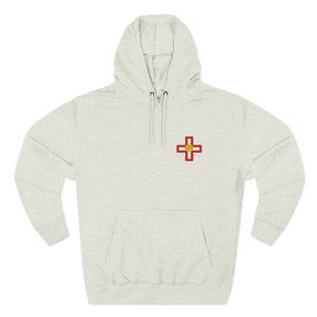 St. Thomas of Acon Hoodie - Embroidered Front Panel - Bricks Masons