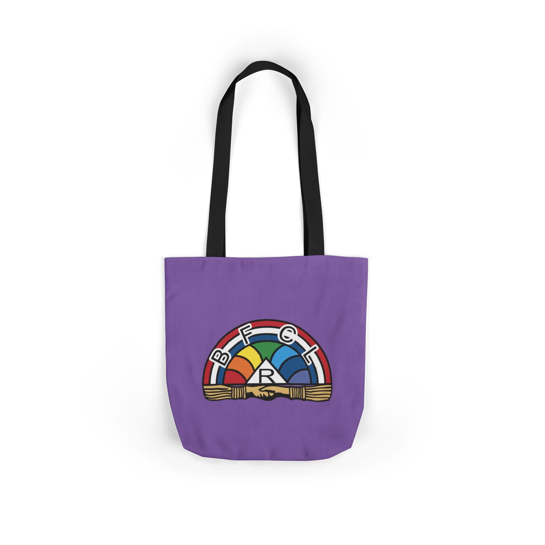 International Order of The Rainbow For Girls Tote Bag - Colorful Polyester - Bricks Masons
