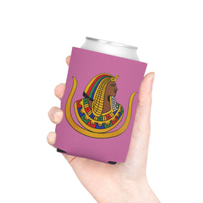 DOI Can Cooler - Pink Polyester Exterior - Bricks Masons