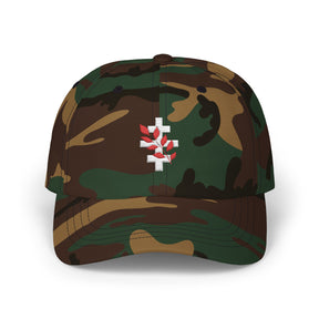 Red Branch of Eri Baseball Cap - Cotton red & White Emblem Various Colors - Bricks Masons
