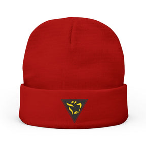 Grand Tiler of Solomon Beanie - Knit Embroidery Various Colors - Bricks Masons