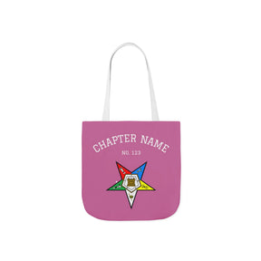 OES Tote Bag - Pink With Colorful Star Custsomizable - Bricks Masons