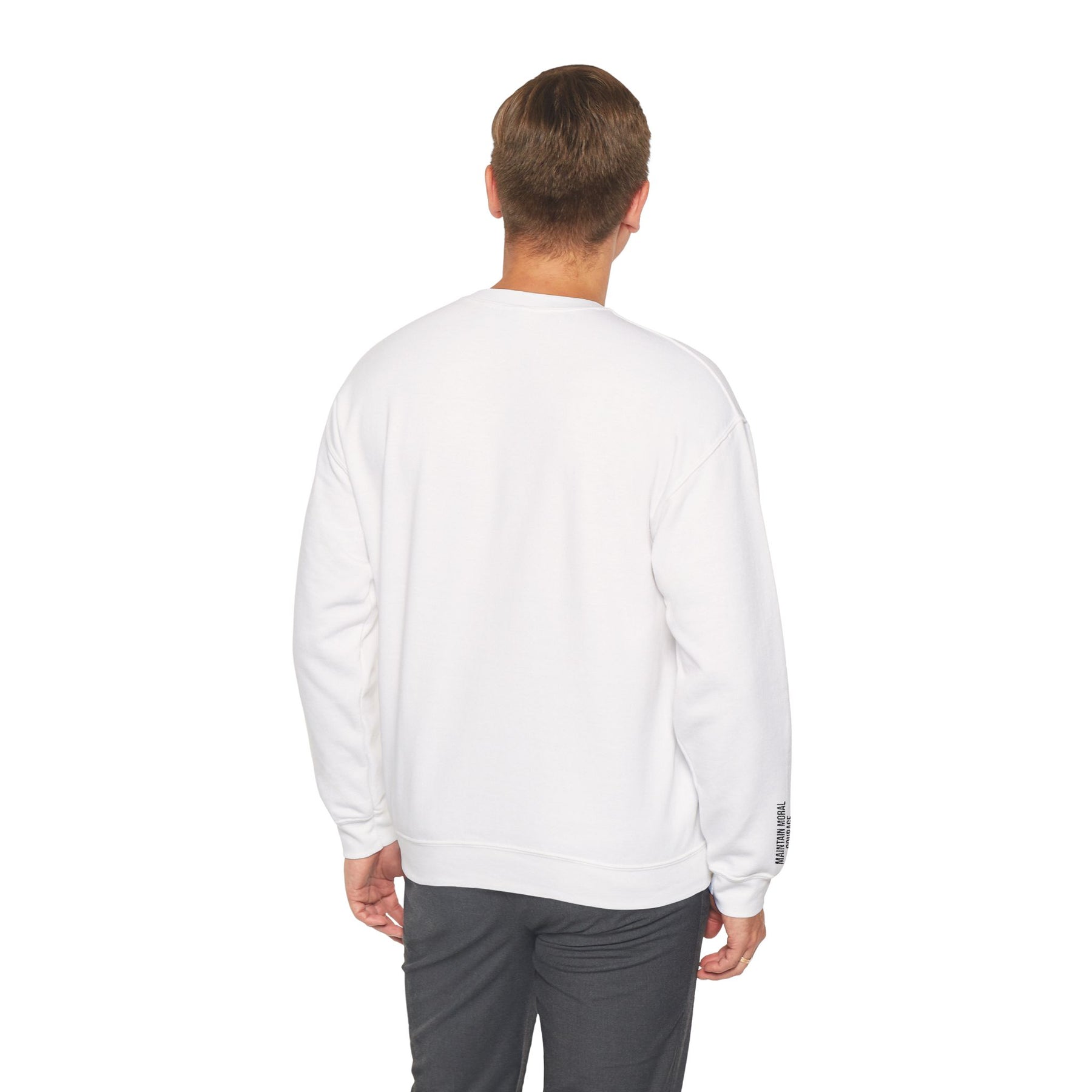 Master Mason Blue Lodge Sweatshirt -  Strength Front & Sleeves Embroidery - Bricks Masons
