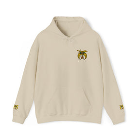 Daughters of Sphinx Hoodie - Soft Cotton Poly Blend Embroidered Front Design - Bricks Masons