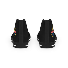 National Sojourners Sneaker - High Top Black & White - Bricks Masons