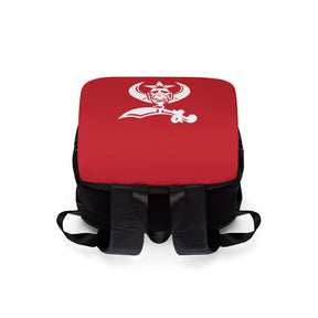 Shriners Backpack - Red Resistant Fabric With Adjustable Straps - Bricks Masons