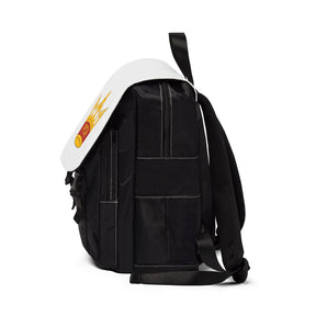 PYCH Backpack - White Resistant Fabric With Multiple Compartments - Bricks Masons
