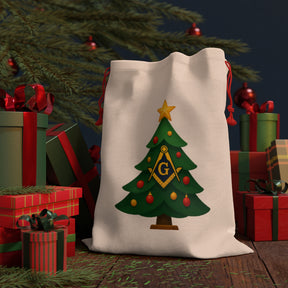 Master Mason Blue Lodge Gift Bag - S&C G Christmas Gift Sack - Bricks Masons