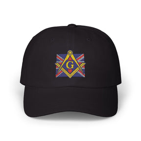 Master Mason Craft Baseball Cap - United Kingdom Mason Square & Compass G - Bricks Masons