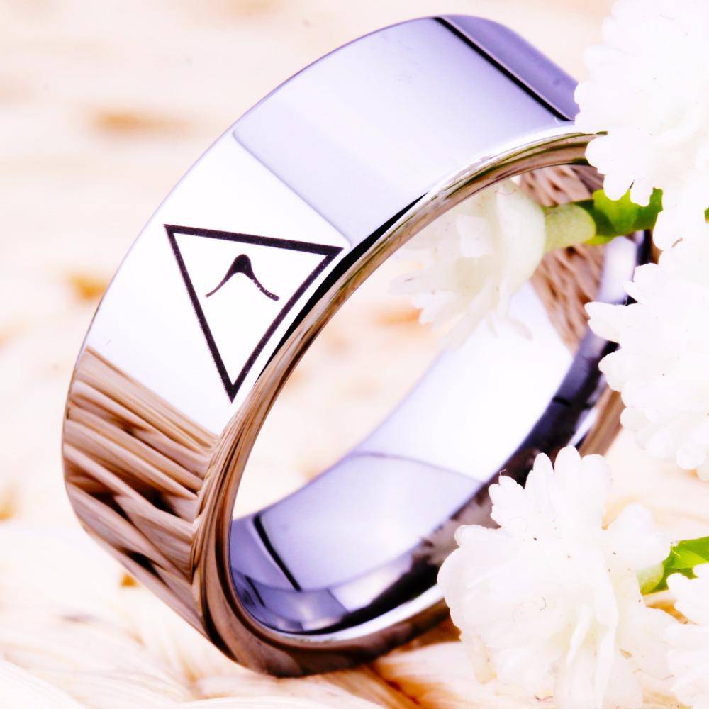 14th Degree Scottish Rite Ring - Silver Color - Bricks Masons