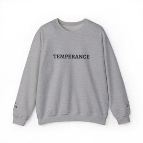 Entered Apprentice Blue Lodge Sweatshirt - Temperance Front & Sleeves Embroidery - Bricks Masons