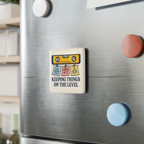 Master Mason Blue Lodge Magnet - Porcelain With Magnet - Bricks Masons