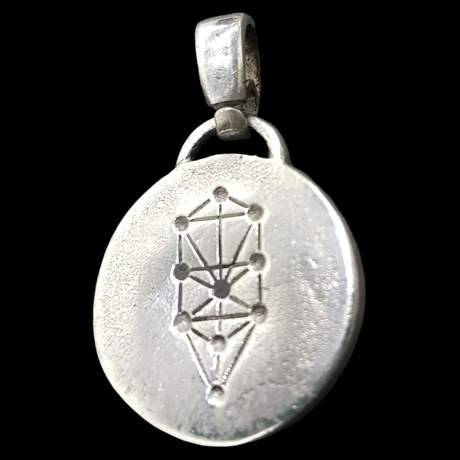 I said Kabbalah FORGET YOURSELF Jet Hei Lamed Name of God 34 LEHAHAIAH in Silver 2.5 Cm 9 Gr Art 1594 - Bricks Masons
