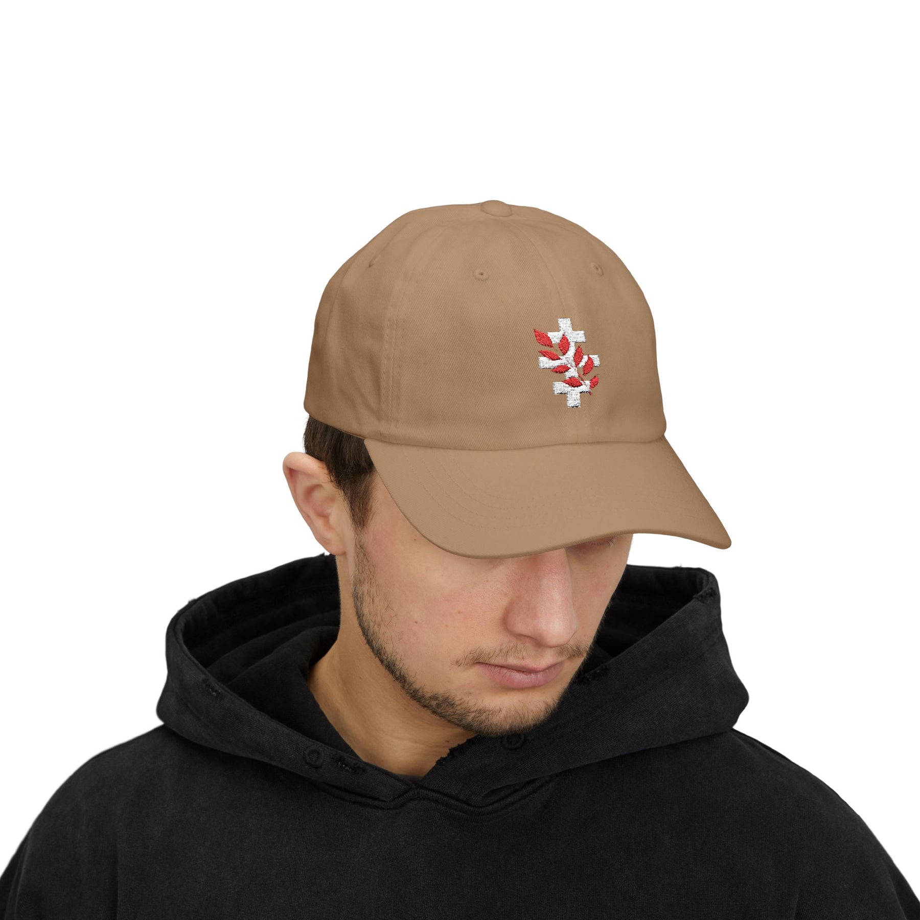 Red Branch of Eri Baseball Cap - Cotton red & White Emblem Various Colors - Bricks Masons
