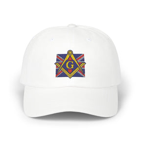 Master Mason Craft Baseball Cap - United Kingdom Mason Square & Compass G - Bricks Masons