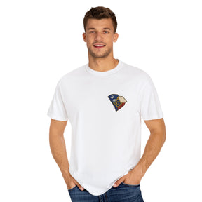 Master Mason Blue Lodge T-Shirt - Garment-Dyed South Carolina Mason - Bricks Masons