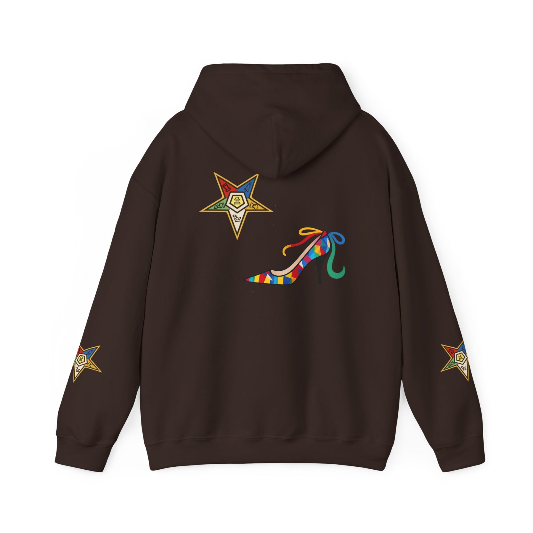 OES Hoodie - Faith Truth & Love with The Colorful Eastern Star - Bricks Masons