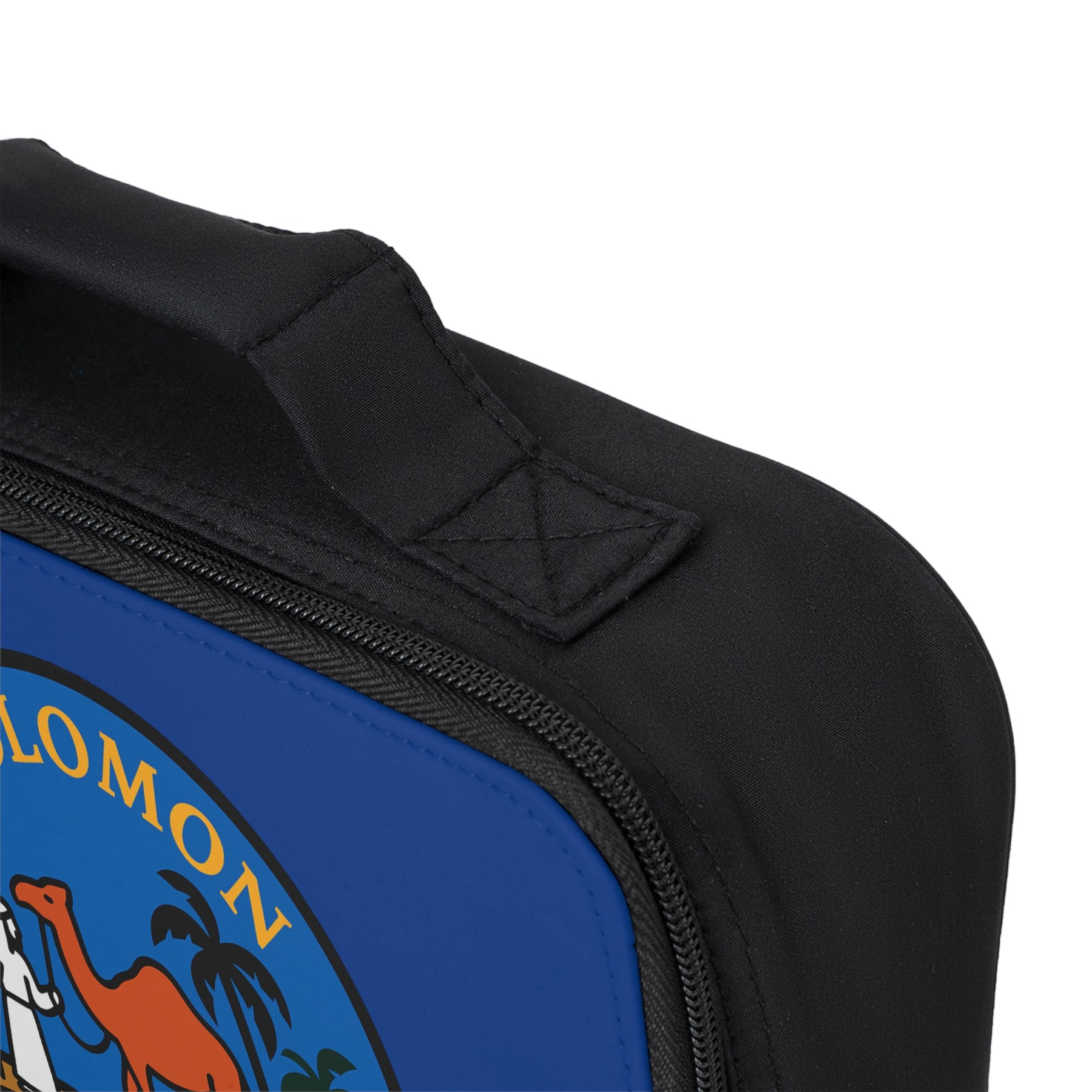 Queen of the South Lunch Bag - Blue Fully Insulated Zipper Closure - Bricks Masons