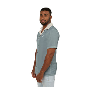 Men's Hawaiian Camp Shirt (AOP) - Bricks Masons