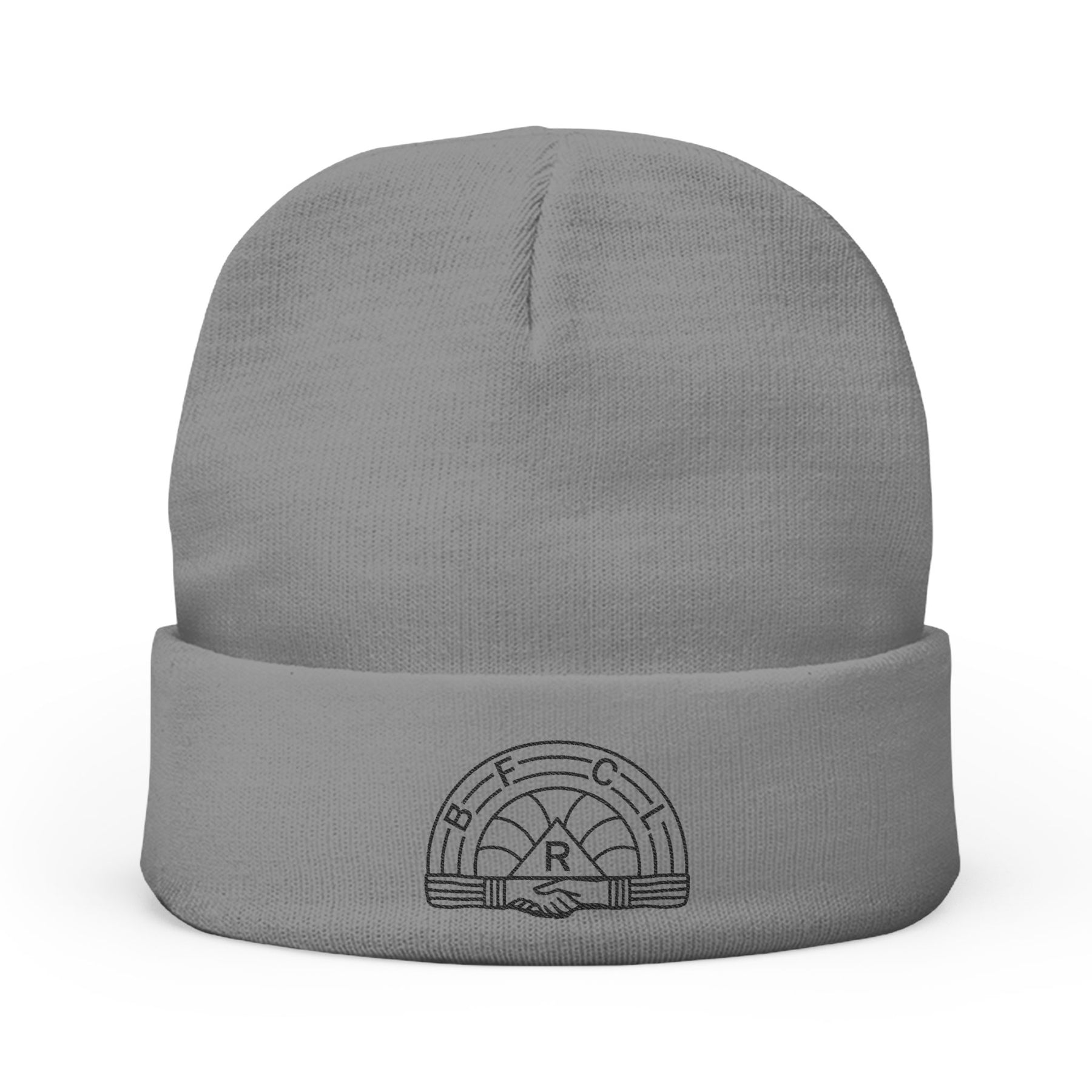 International Order of The Rainbow For Girls Beanie - Knit Embroidery Emblem - Bricks Masons