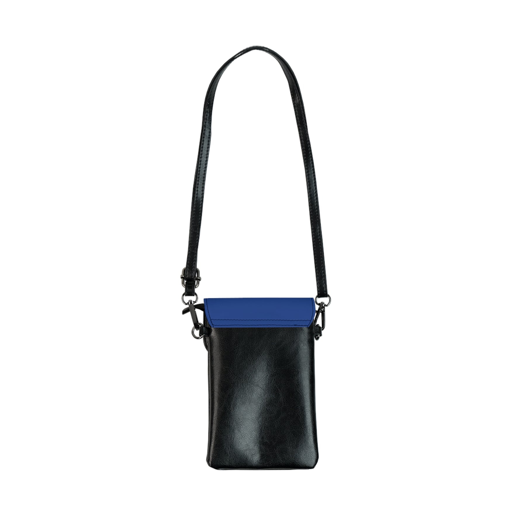 Master Mason Blue Lodge Cell Phone Wallet - Freemason In Flight Blue Microfiber Leather - Bricks Masons