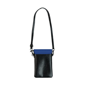 Master Mason Blue Lodge Cell Phone Wallet - Freemason In Flight Blue Microfiber Leather - Bricks Masons
