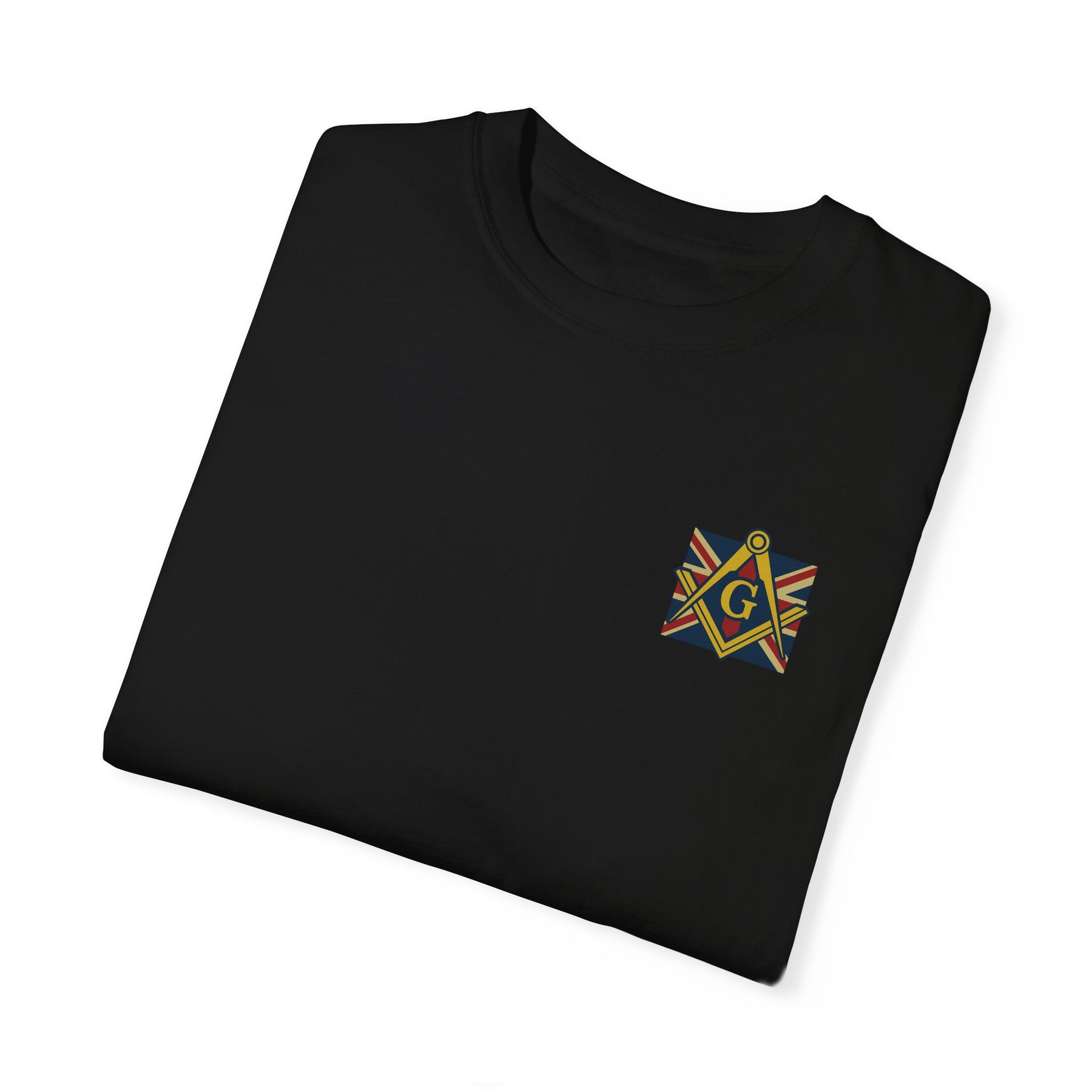 Master Mason Craft T-Shirt - United Kingdom Mason Garment-Dyed Tee - Bricks Masons