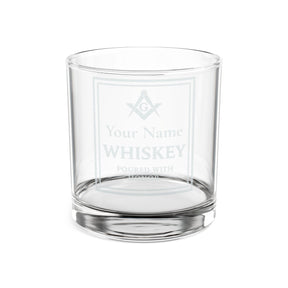 Master Mason Blue Lodge Whiskyglas – Mit Ehre eingeschenkt S&amp;C G mit Personalisierung