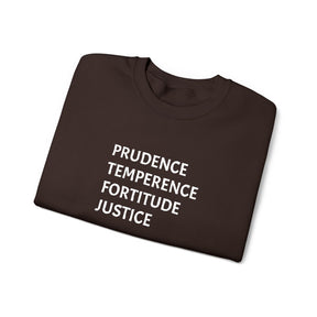 Sweatshirt - The Four Cardinal Virtues - Bricks Masons