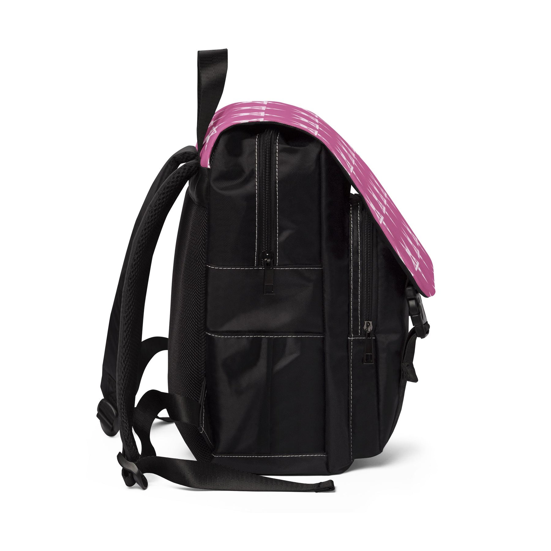 OES Backpack - Pink & White Stars - Bricks Masons