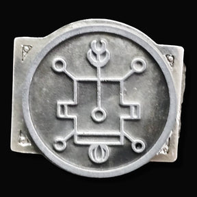 Demon Ring 3 Prince Vassago 72 Demons Lesser Key of Solomon Goetia In Silver 2.2 cm x 1.8 cm 18 Gr Art 1781 - Bricks Masons