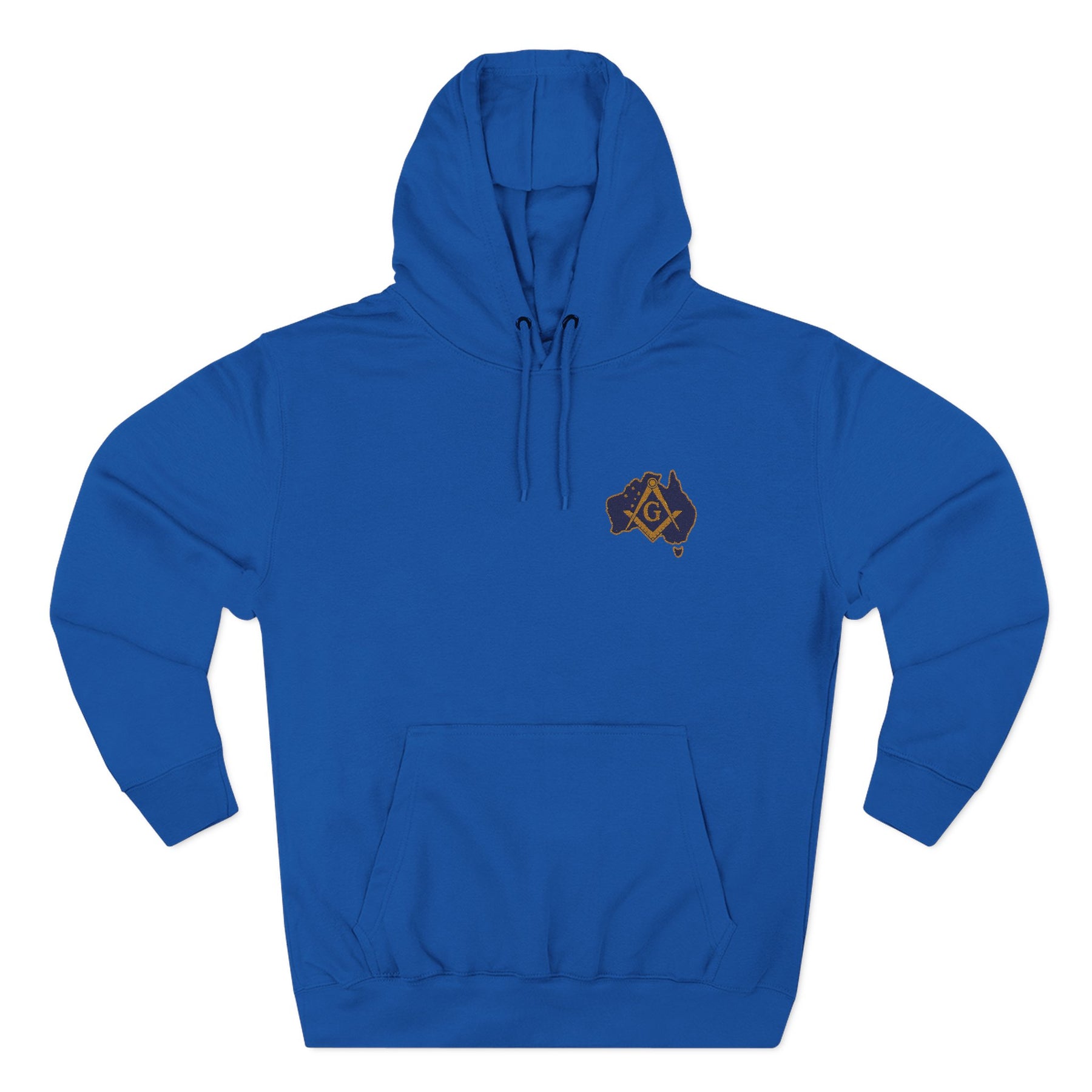 Master Mason Blue Lodge Australia Jurisdiction Hoodie - Signature Front Detail - Bricks Masons