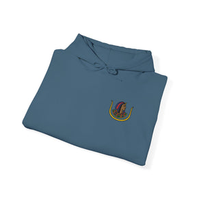 DOI Hoodie - Soft Cotton Poly Blend Front Stitch Detail - Bricks Masons