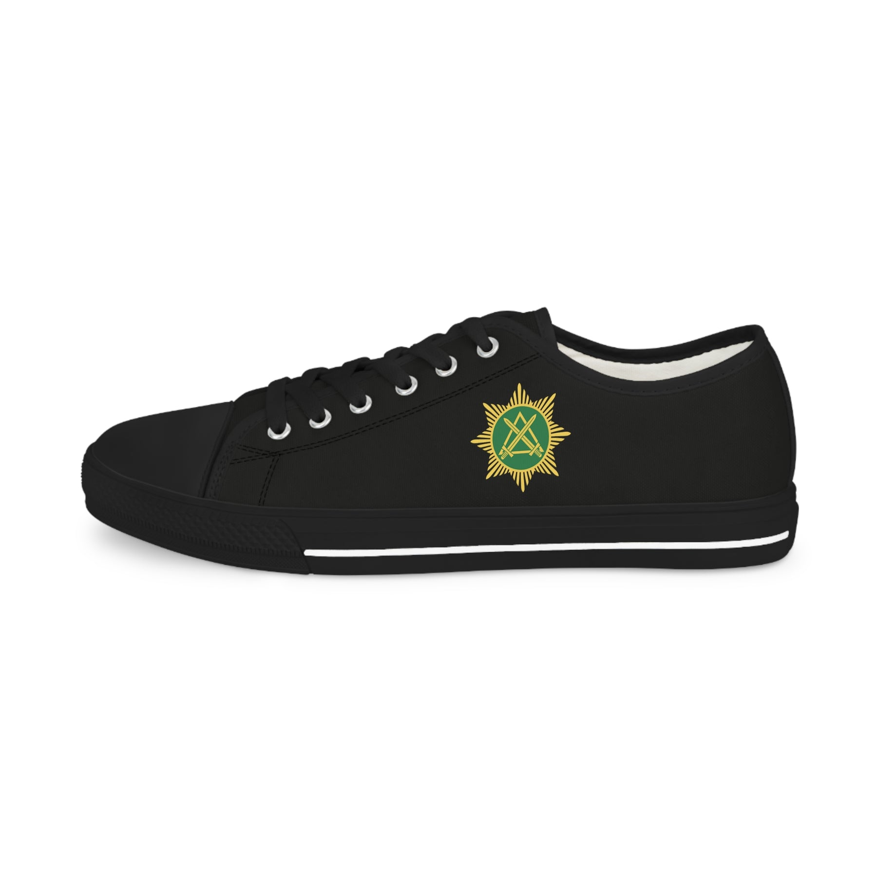 Knight Masons Sneaker - Low Top Sneaker Black & White - Bricks Masons