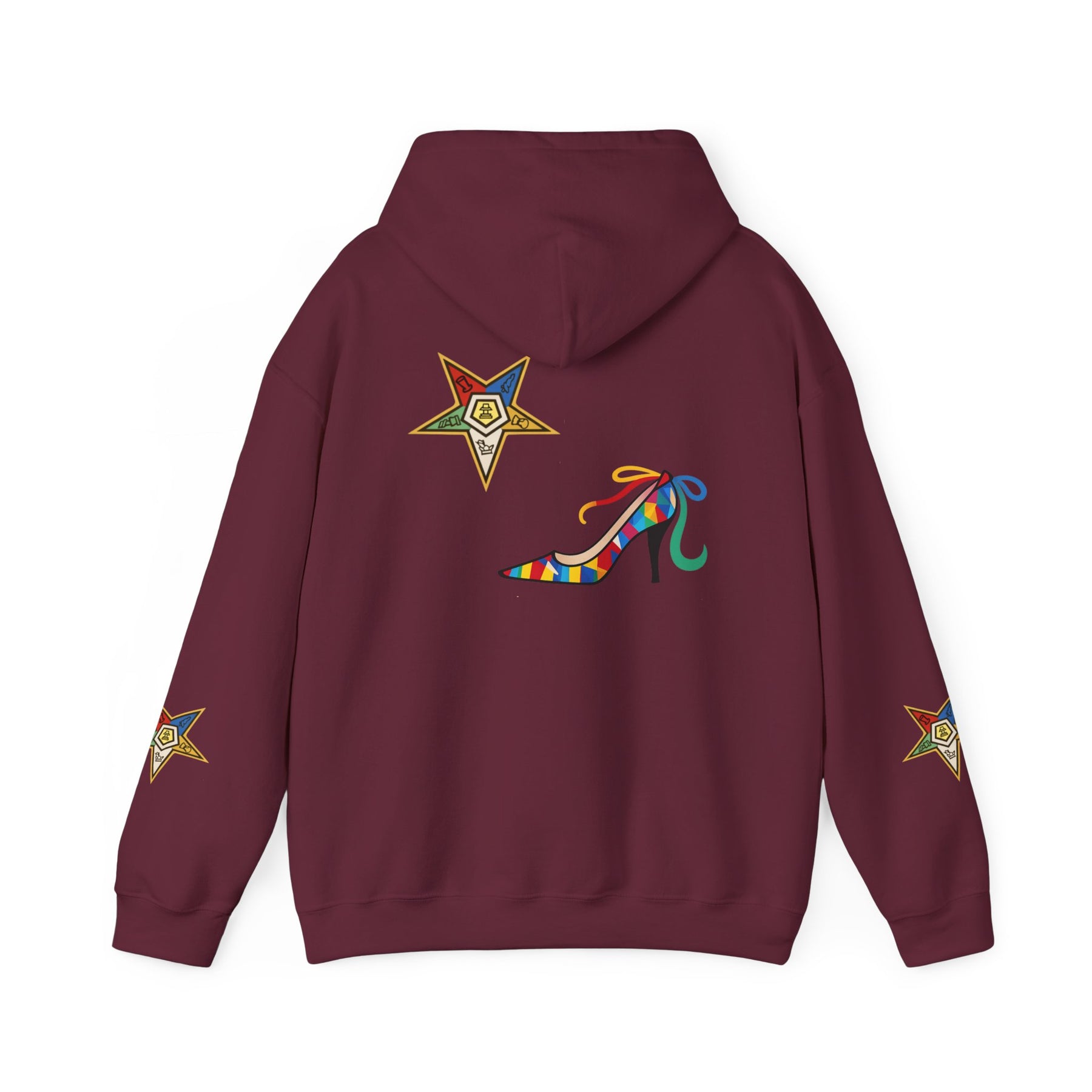 OES Hoodie - Faith Truth & Love with The Colorful Eastern Star - Bricks Masons