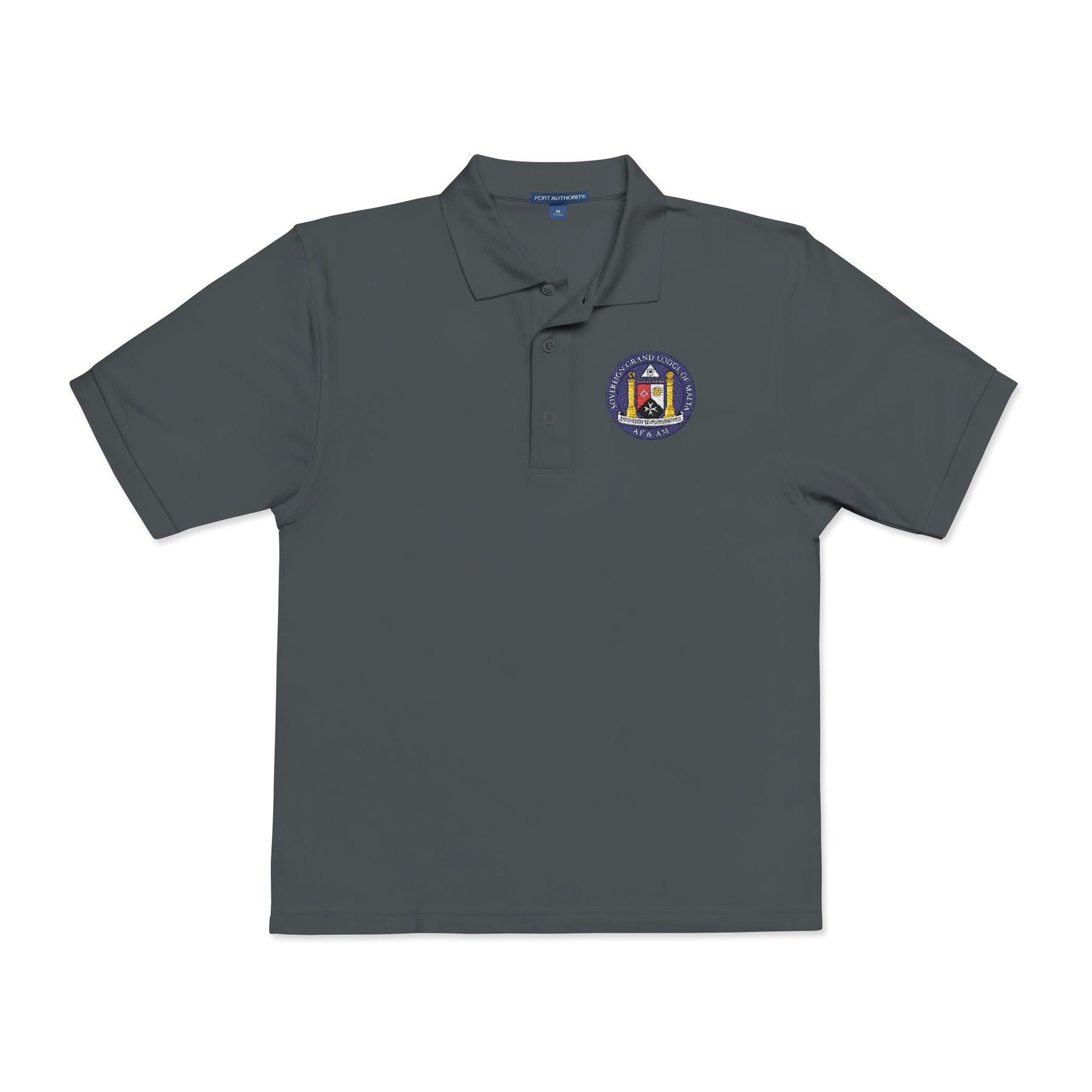 Malta Jurisdiction Polo Shirt - Embroidered Emblem Various Colors - Bricks Masons