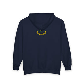 Rose of Seven Seals Hoodie - Zip Up Jacket Chest and Back Embroidery - Bricks Masons