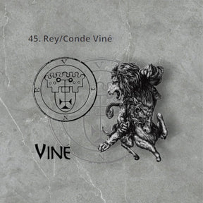 I swore Demon 45 KING COUNT VINE and Secret Seal of Solomon 72 Demons Lesser Key of Solomon Goetia In Silver 3 x 2.5 cm 12 Gr Art 1904 - Bricks Masons