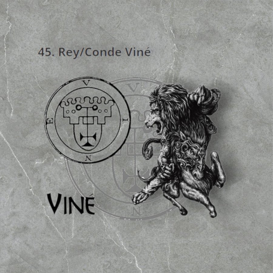 I swore Demon 45 KING COUNT VINE and Secret Seal of Solomon 72 Demons Lesser Key of Solomon Goetia In Silver 3 x 2.5 cm 12 Gr Art 1904 - Bricks Masons